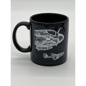 A-6 Intruder Prowler Fighter Jet Coffee Mug Cup Blackbird Air Force Military Blk
